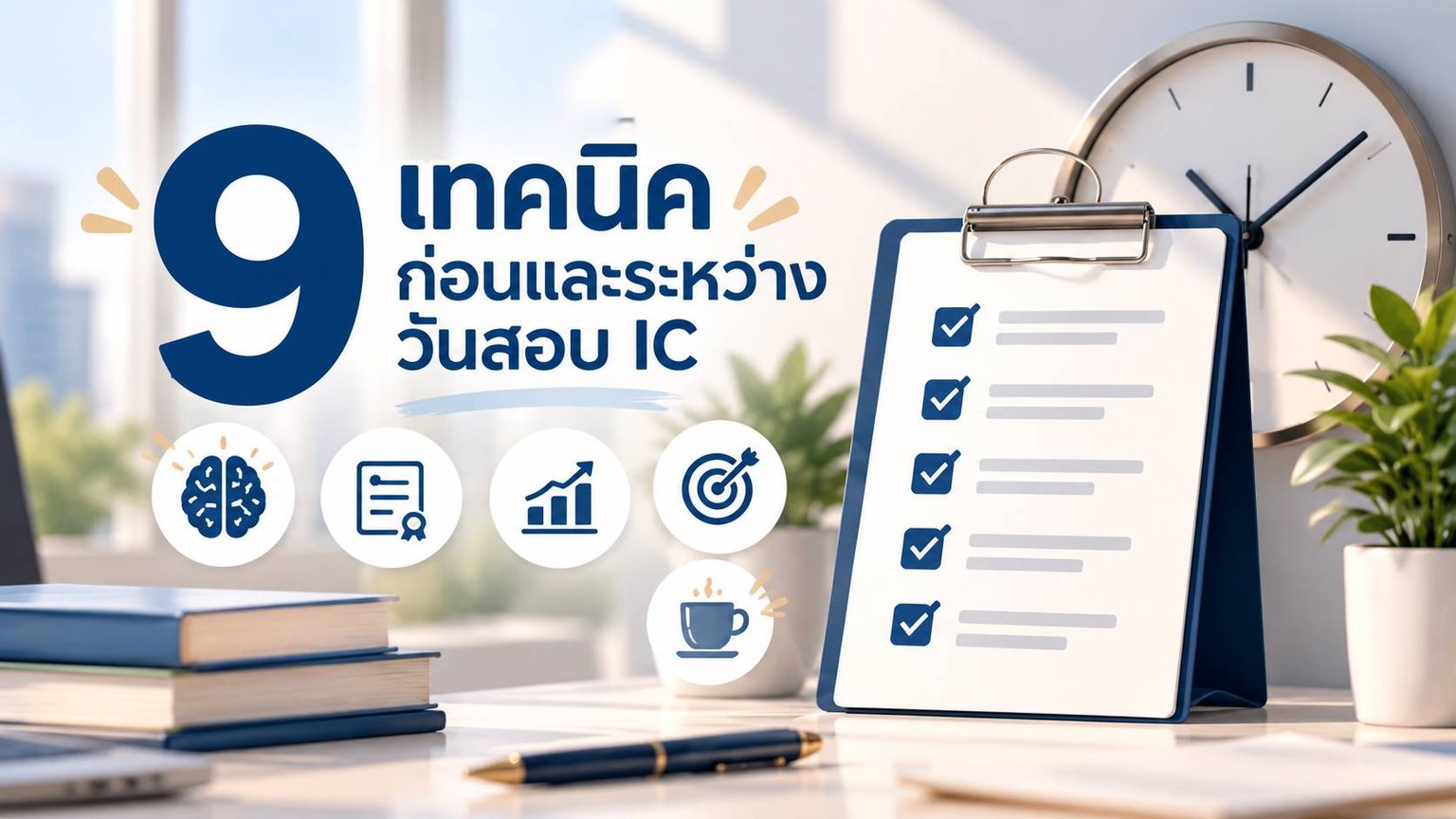 9 เทคนิคก่อนและระหว่างวันสอบ IC